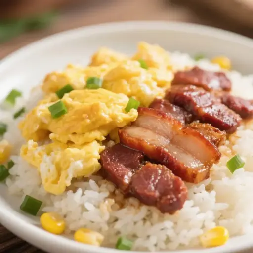 叉燒炒蛋飯